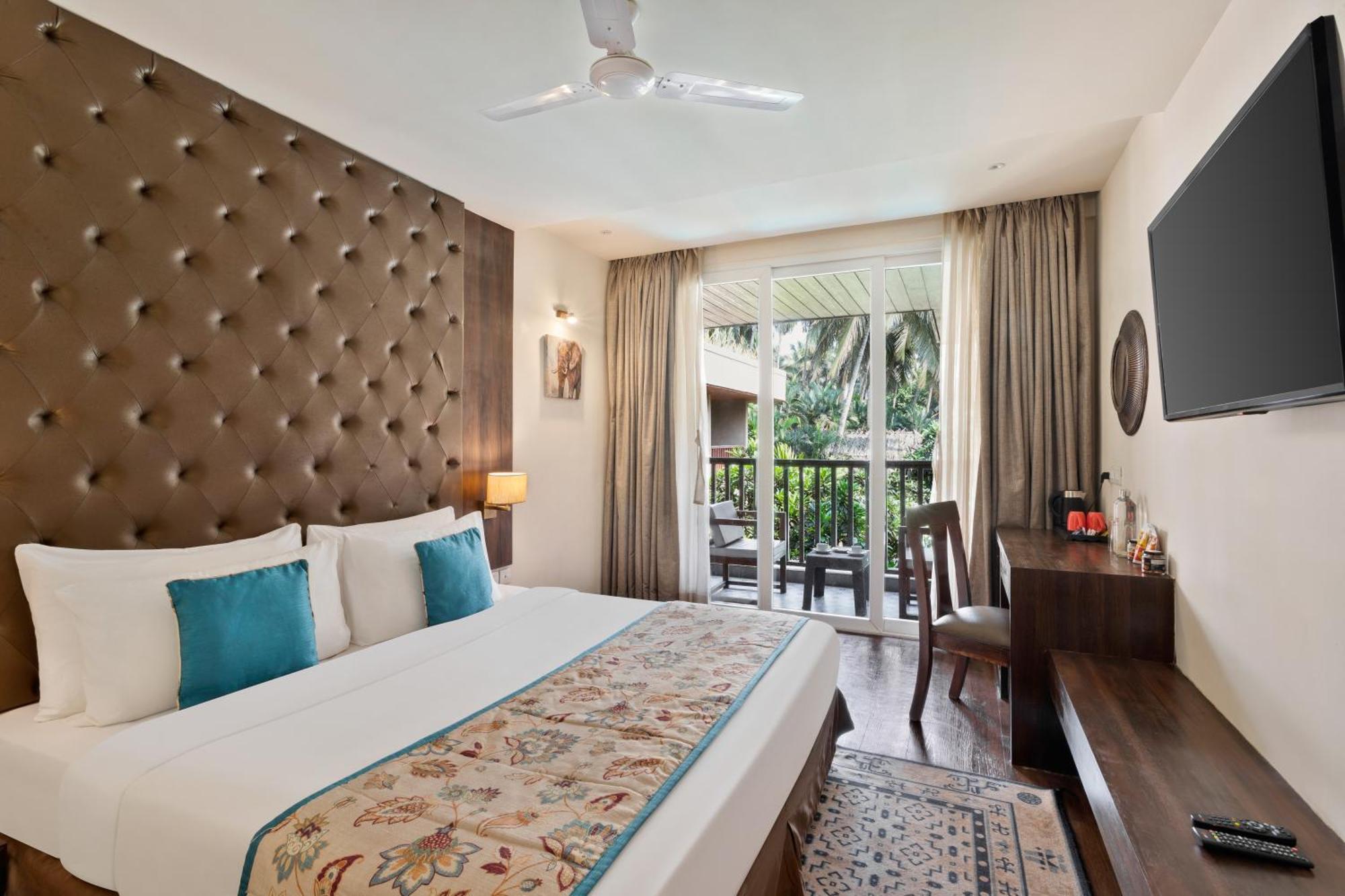 Super Deluxe Pool View Room Balcony complimentary Kayaking on Massage session Happy Hours 21 from 11 am to 8 pm on selected brands