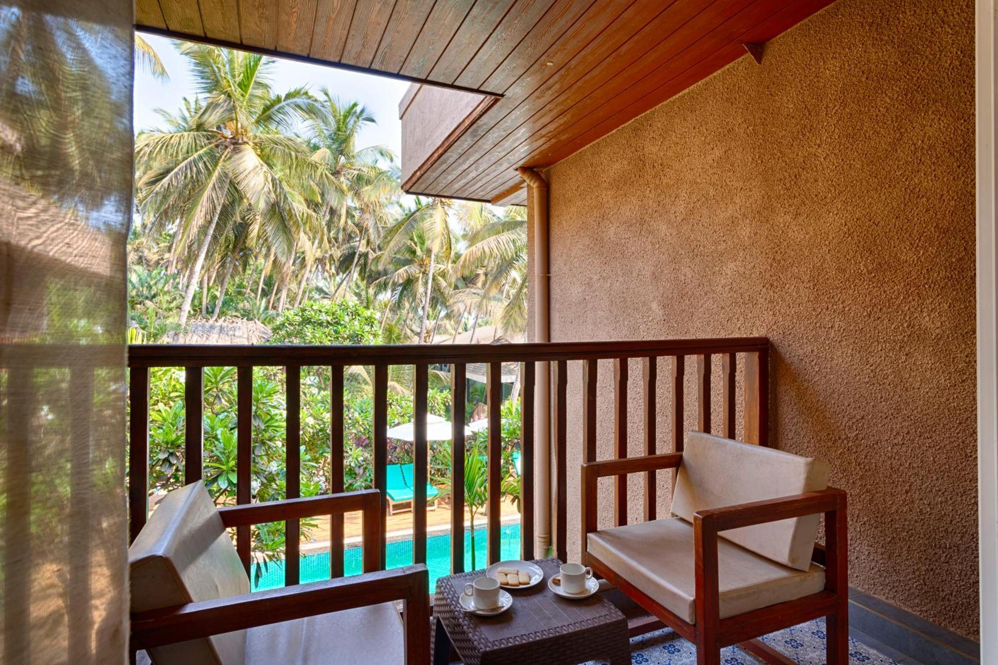 Super Deluxe Pool View Room Balcony complimentary Kayaking on Massage session Happy Hours 21 from 11 am to 8 pm on selected brands